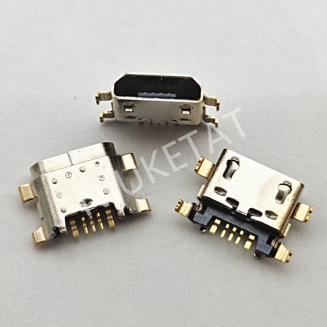 10-100szt Złącze Micro USB 5pin Jack Port ładowania dla Vivo Xplay6 V5 Y67 Y69 Y71 Y75 Y79 Y81S Y83 Y85 Y91 Y93 Y97 X21S S1