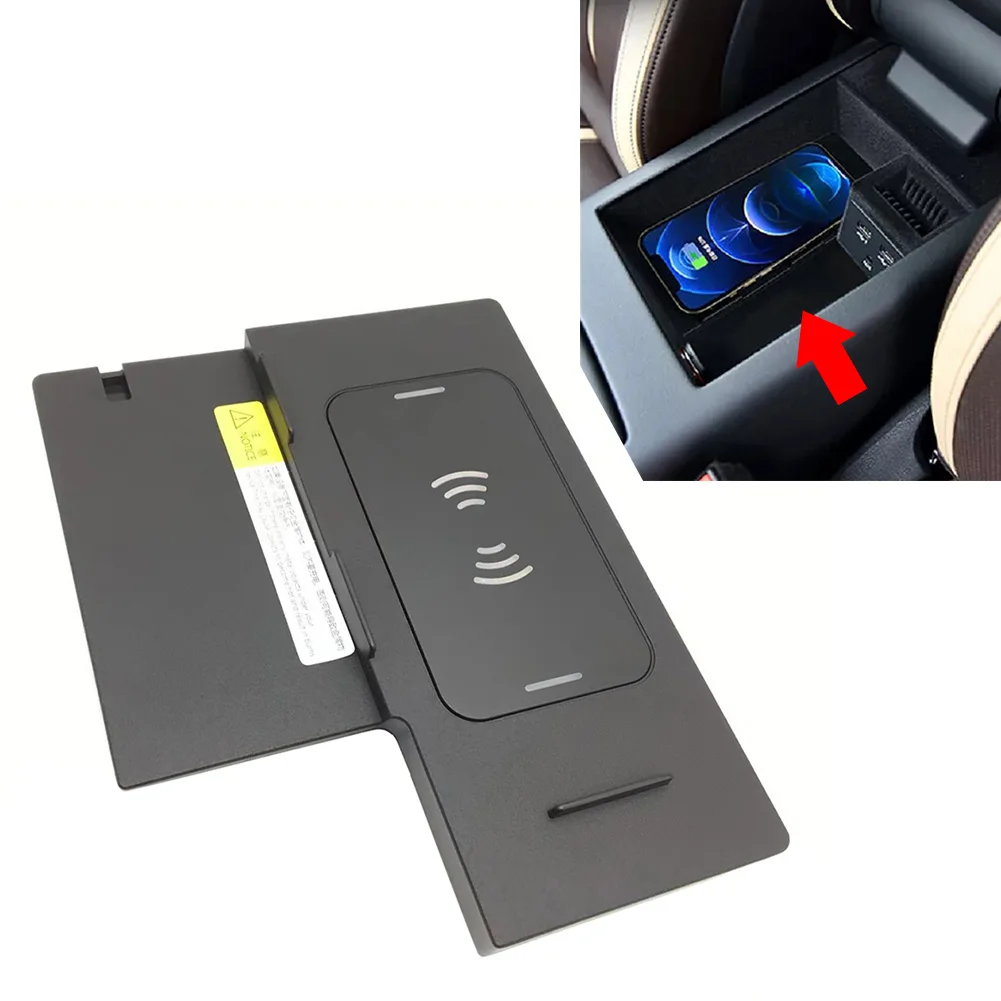 Auto Wireless Charger Storage Box Phone Charging Pad For Audi A6L / RS6 / A7 / S6 2016 2017 2018