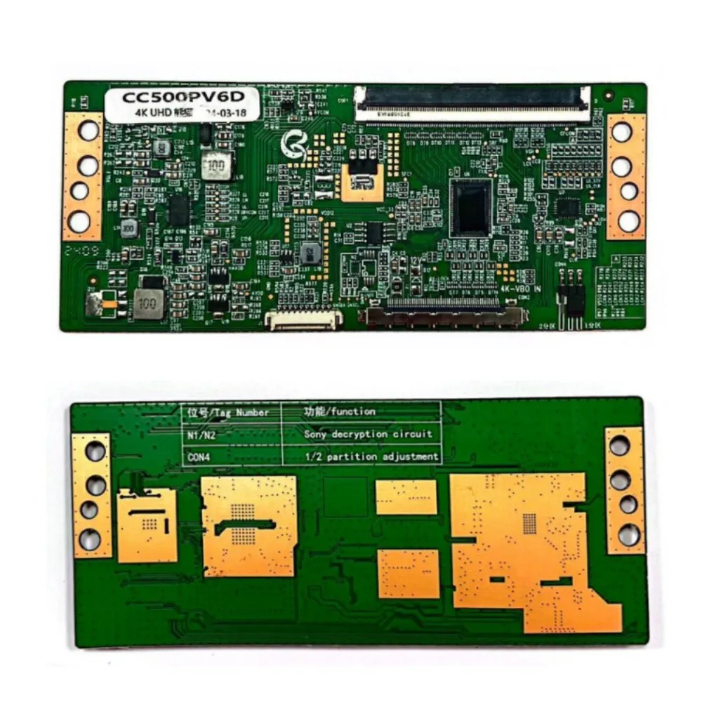 TV Board CC500PV6D BN41-02568 IN And Cable For SAM 50TU7000/58TU7000/70TU7000/8000 Solves Broken Y Color Cast And Thick Wire