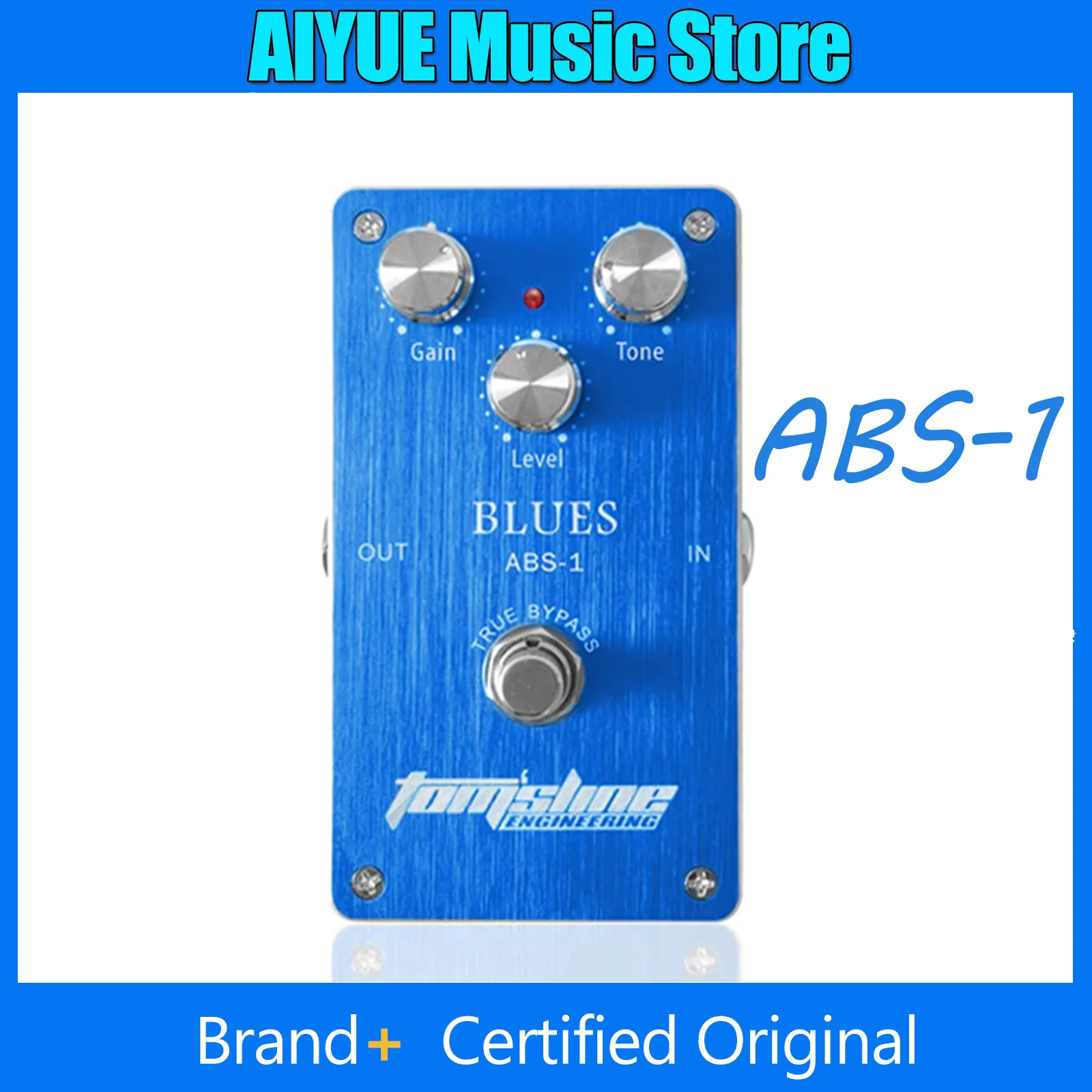 

Aroma ABS-1 Blues Overdrive Distortion Electric Guitar Effect Pedal Aluminum Alloy Housing True Bypass Guitar Parts Accessory