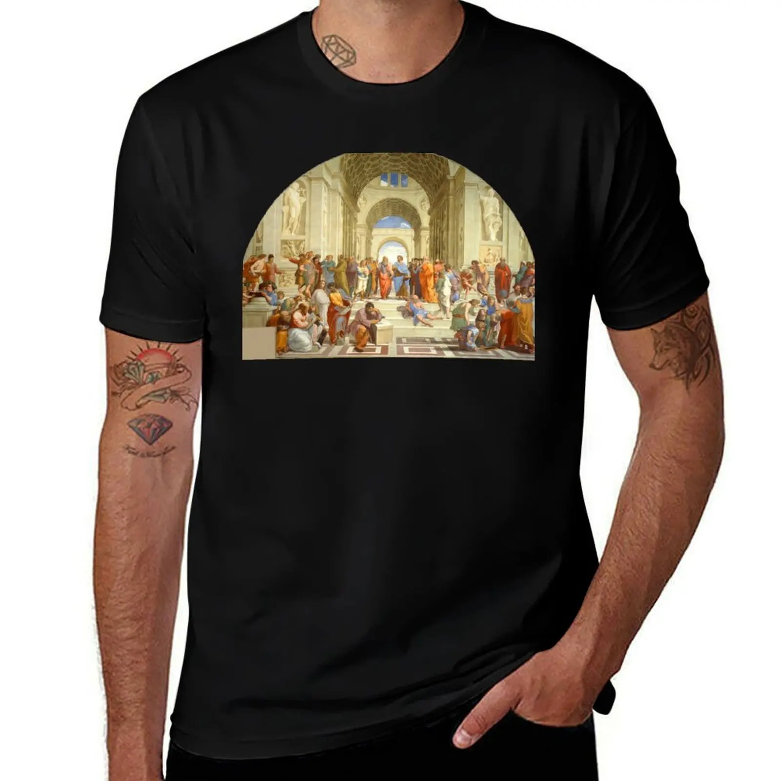

La scuola di Atene - souvenir from Italy T-Shirt tops aesthetic clothes football t shirt tshirts personalised tee shirts for men