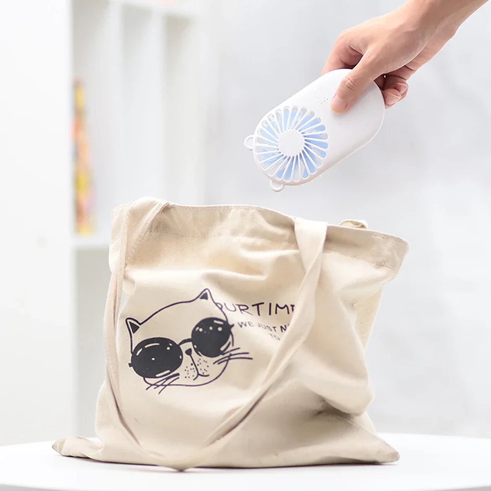 Портативный мини-вентилятор с зарядкой от USB, 3 режима