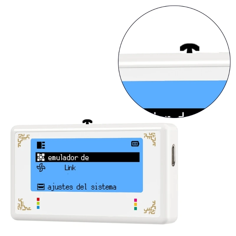 Портативный интеллектуальный эмулятор передачи с большим экраном для Amiibopro