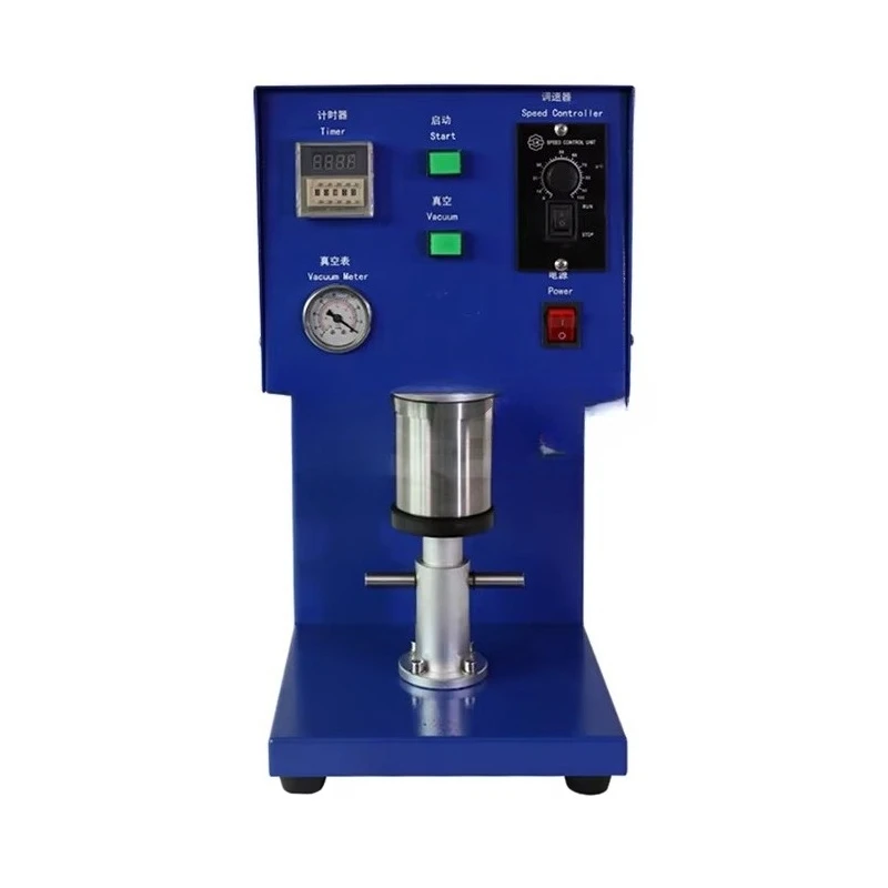 Laboratory Slurry Powder Vacuum Mixer Tabletop Lab Vacuum Mixing Machine for Lithium Battery Making