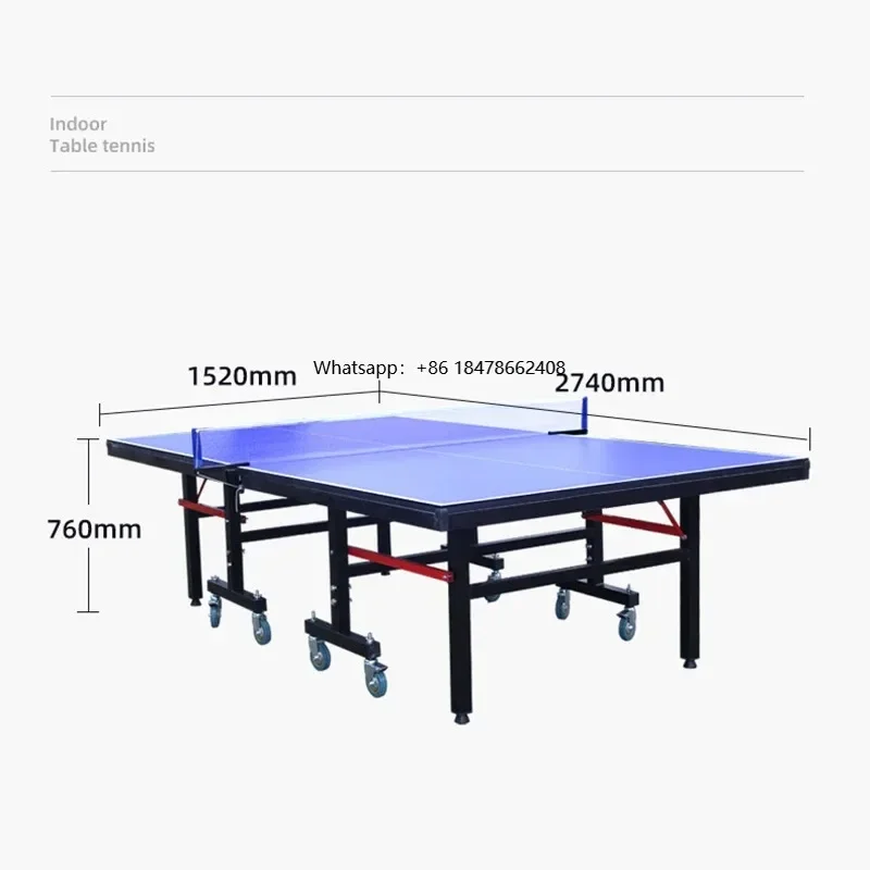 

Outdoor Ping Pong Table with Waterproof Table Tennis Net Set - Quick Assembly Tennis Tables