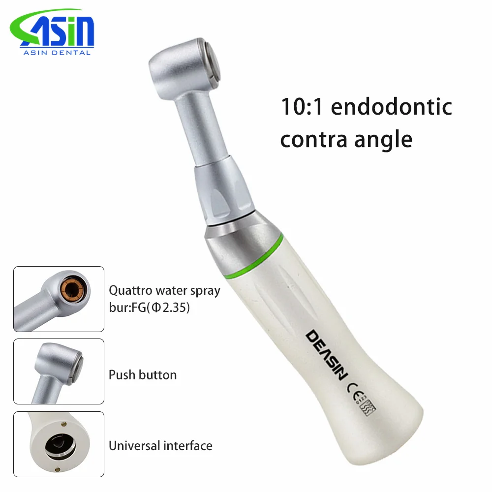 

Dental 10:1 Hand Files Contra Angle Dentist Reduction Implant Endodontic Handpiece 30 Degree Reciprocating for Endo Treatment