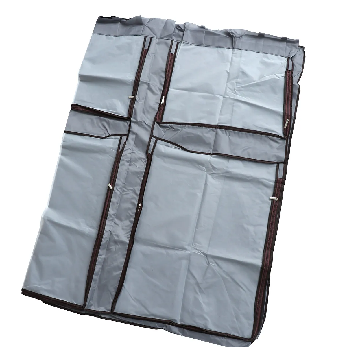 

Oxford Clothing Rack Cover Heavy Duty Dustproof Suit Bag with Visibility Window Hanging Garment Organizer for Closet Protection