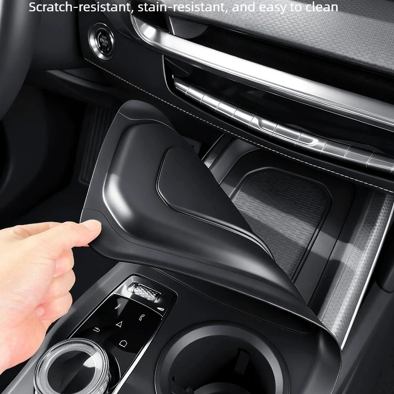 Central Control All-inclusive Silicone Pad Water Cup For Cadillac XT5 2025-2026 Central Control Panel Protective Pad Interior