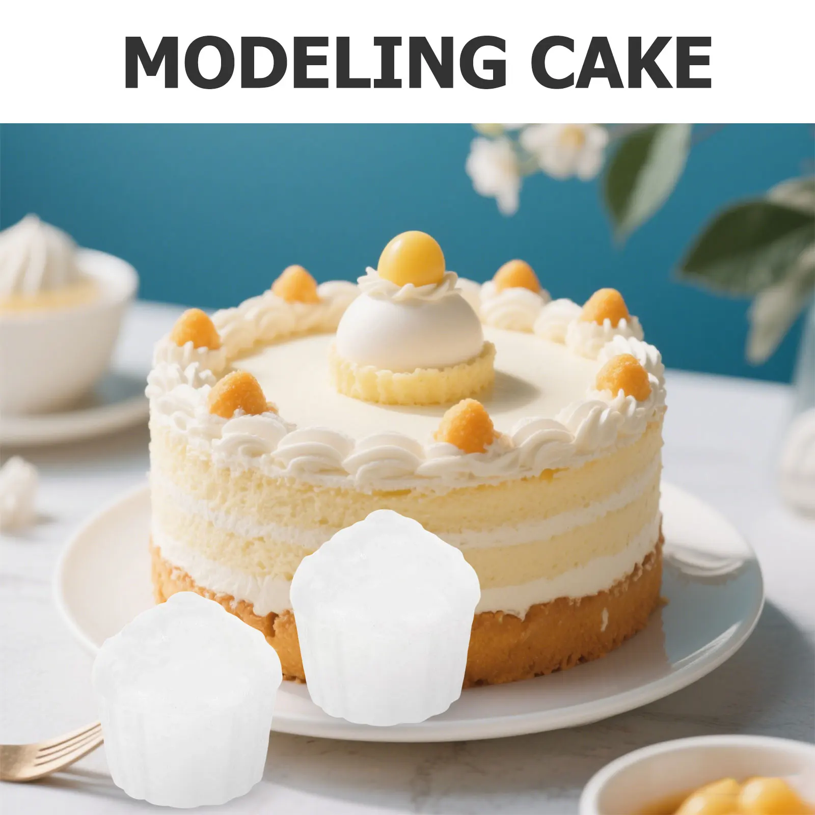 

12Pcs Unfinished Foam Cupcake Models Safe for to Decorate and Cupcake Cake DIY DIY