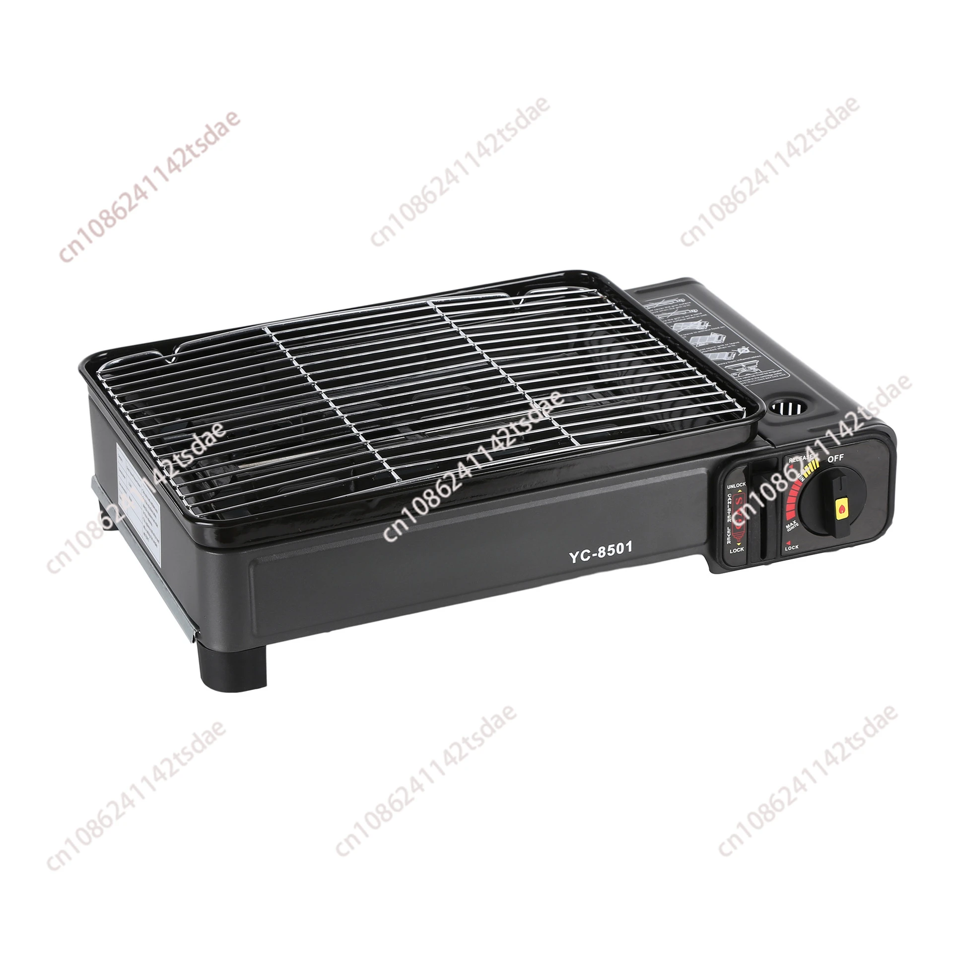 Portable outdoor cassette grill gas household camping grill picnic kebabs gas stove  camping equipment