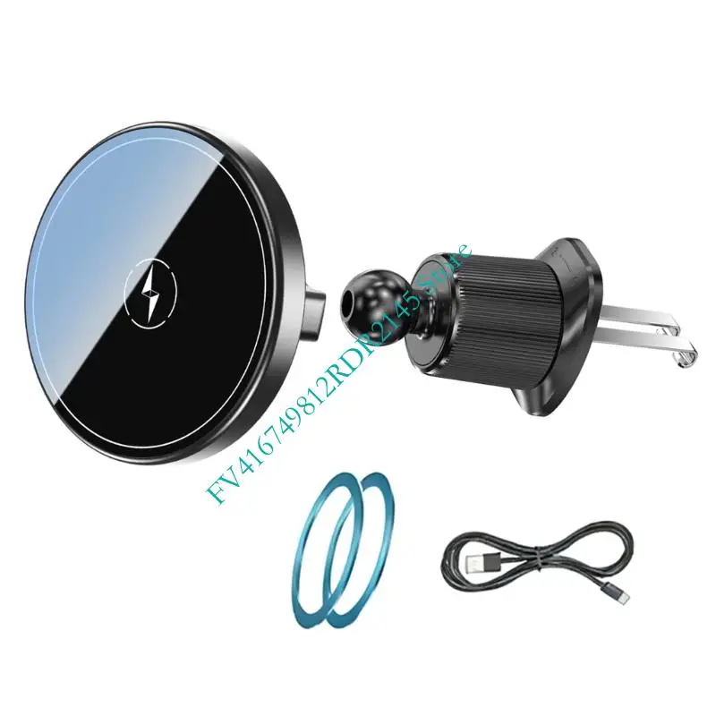 

15W Wireless Charging Fast Car Charging Phone Holder Air Vent Car Phone Mount