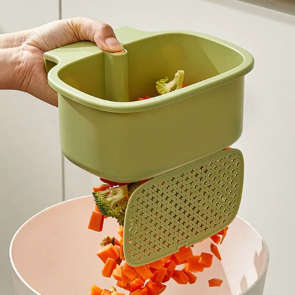 

Подвесная корзина для фильтра для раковины нажимного типа, открывающаяся и закрывающаяся в одно касание, универсальная корзина для фильтра, слив для овощей для раковины большой емкости