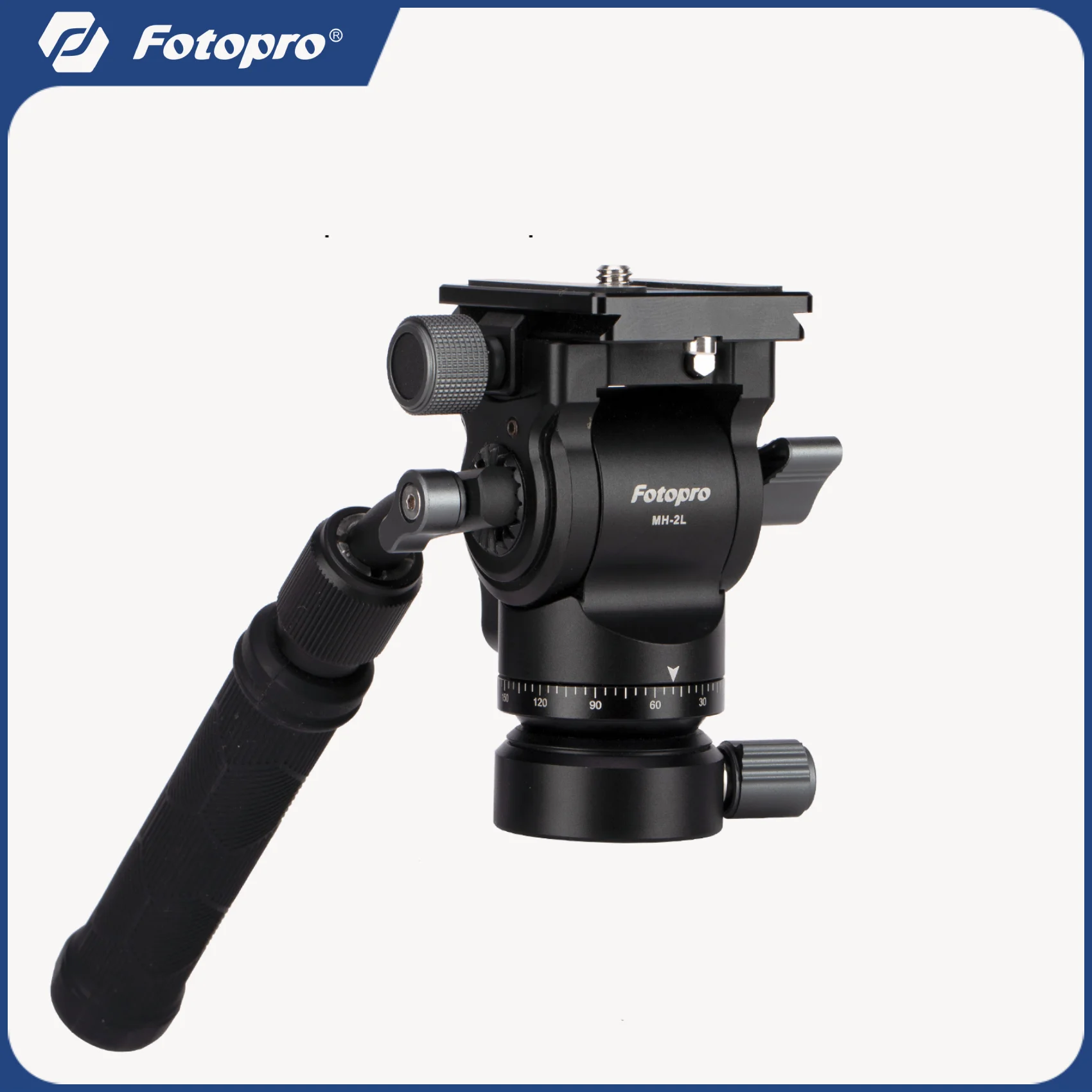 

Fotopro MH-2L Video Fluid Head 360° Panoramic Pan Tilt Head with Leveling Base Detachable Handle for X-Aircross 3