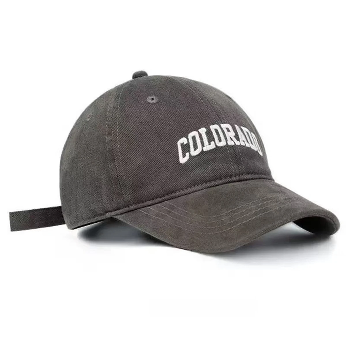 Unisex COLORADO Baseballkappen mit Buchstabenstickerei, Frühling und Herbst, für den Außenbereich, verstellbare Freizeithüte, Sonnenschutzhut, Sportkappe – Detail 7