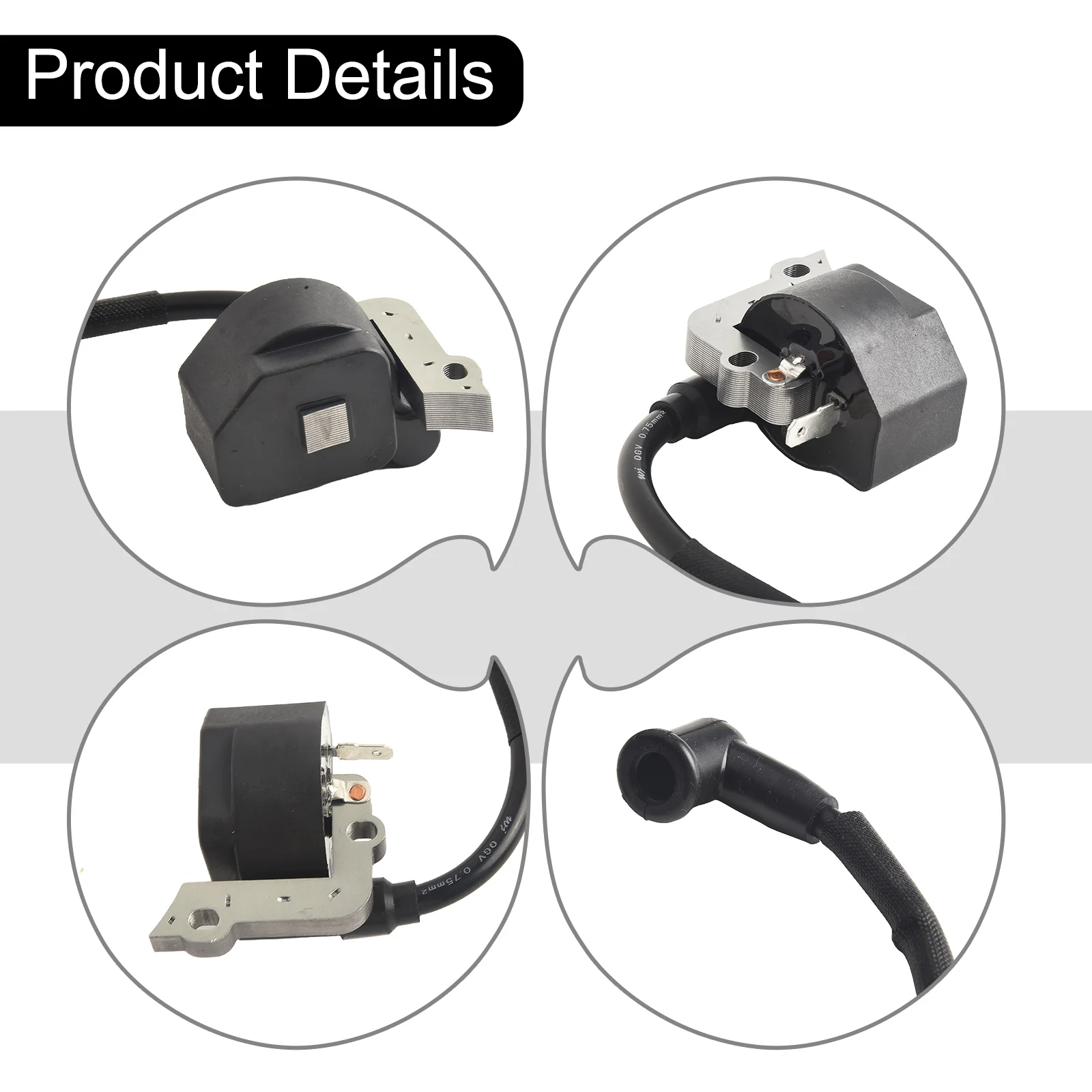 Compatible For Ignition Coil for FC55 FS38 FS45 FS46 FS55 HL45 Long Reach Hedgetrimmer HS45 Petrol Trimmer KM55 Engine