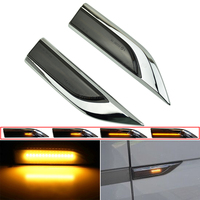 Dynamic Flowing Indicator Side Marker Turn Signal Light For VW T5 2015-2019 Caddy Transporter T6 Caravelle Multivan MK VI