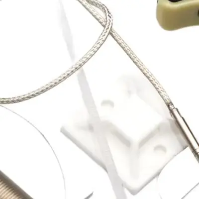 Ukulele Pickup with Piezoelectric Transducer and Volume Controls for Faithful String and Body Resonance Capture
