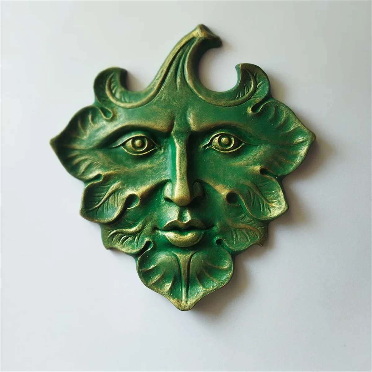 The Green Man Wall Art Sculpture Premium Quality Cast Iron Wall Plaque,the Green Man,Spring,Fantasy Decorative Sculpture