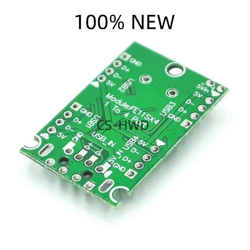 USB2.0 Expansion Module HUB Concentrator 1 Minute 4 1 Drag 4 Interface Transfer Development Board Drive-Free