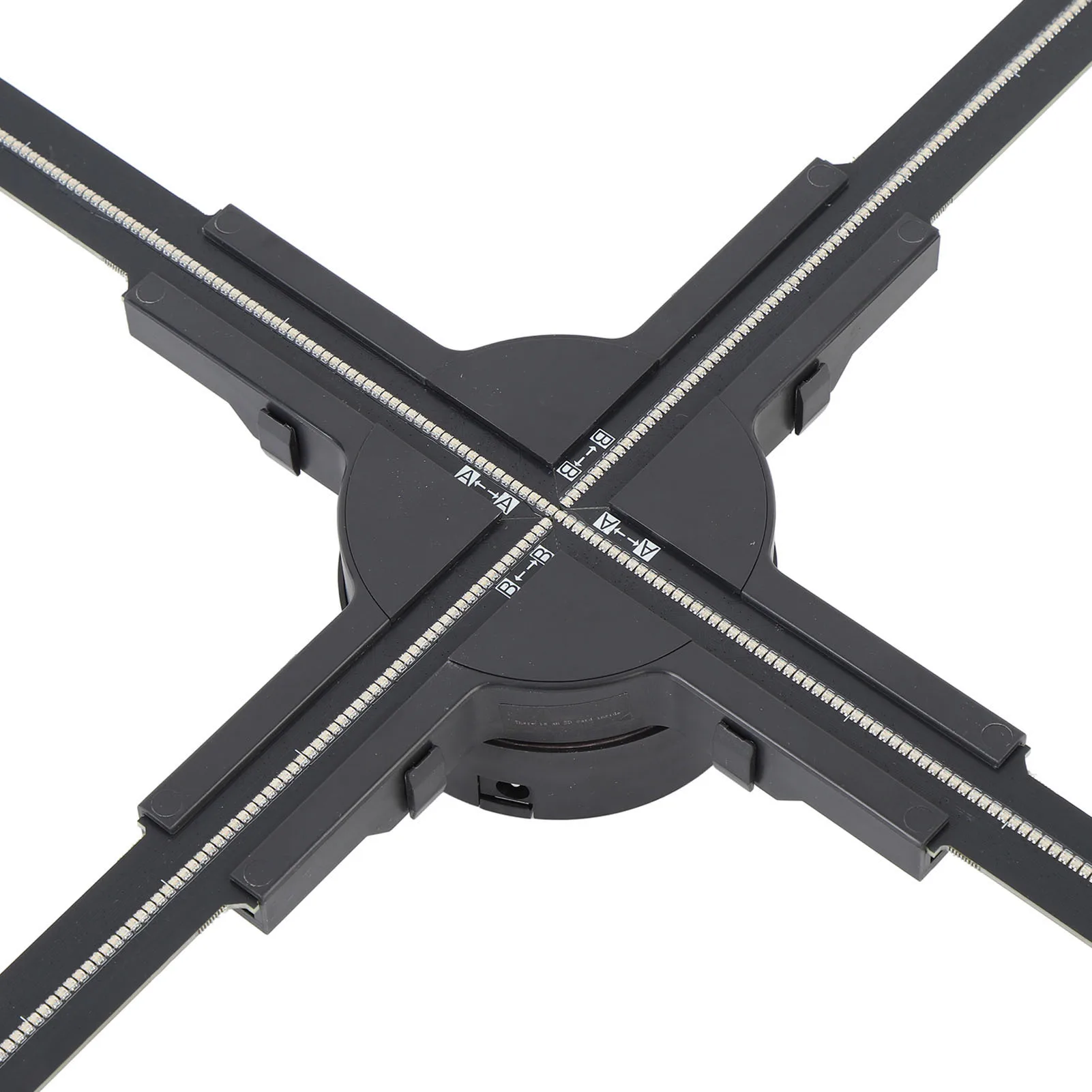 65CM 3D Hologram Fan Projector WiFi APP Control 2500x640 Resolution 640 LED Chips Hologram Advertising Display Fan for Android