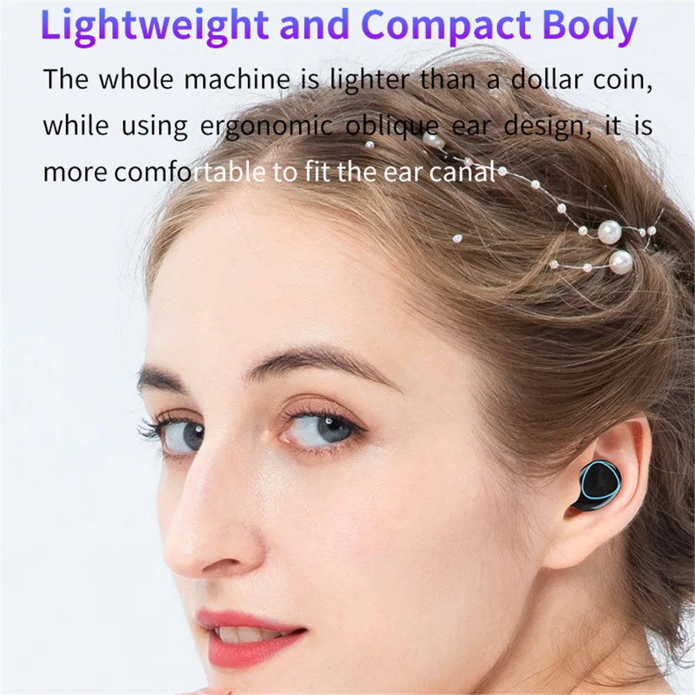 M10 TWS Fone Bluetooth 5.1 Headphones with Mic Earbuds Charger Box Wireless Earphones LED Display Wireless Bluetooth Headset