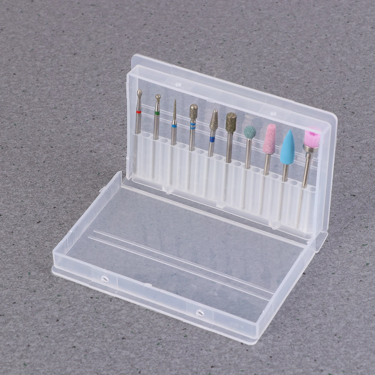 

Tungsten Steel Nail Drill Bits Set Durable Cuticle Clean Head Tool Kit for Nail Salon Beauty Spa Use Manicure Drill Bits
