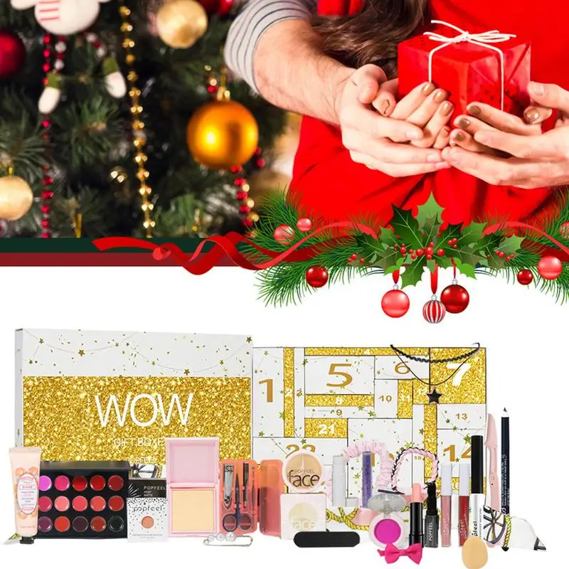 Beauty Advent Calendar Makeup Set Countdown Calendar Christmas Advent Calendar With Makeup Set For Girls 24 Day Makeup Calendar