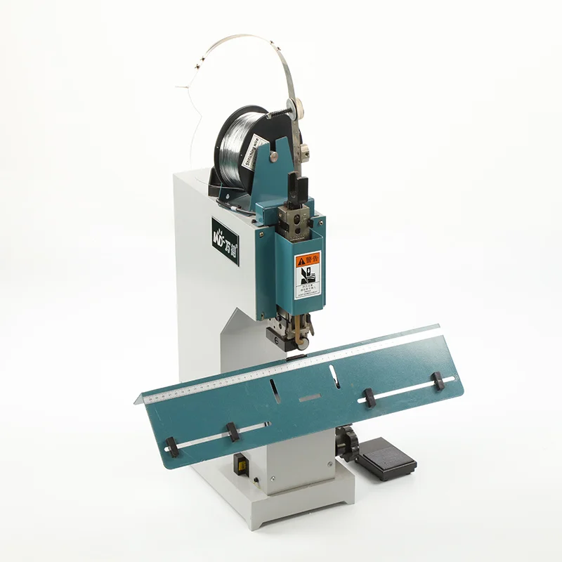 

WD-102T Single Head Exercise Book Binding Machine Wire Saddle Stitching Book Binding Machine