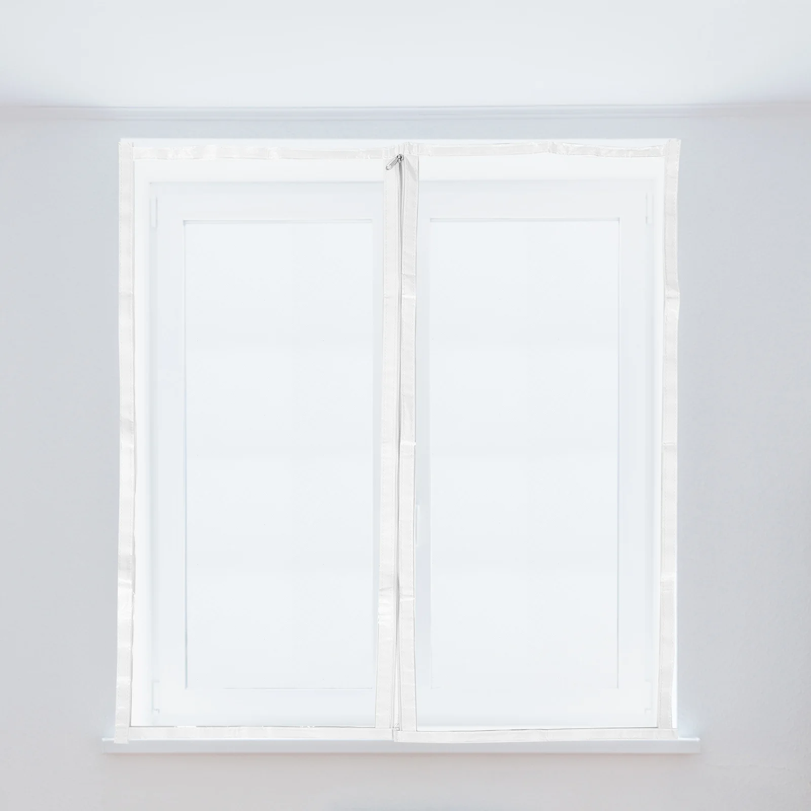 

Windproof Winter Insulation Window Film Zipper Design for Most Window Types Energy Saving Plastic for Windows to Out