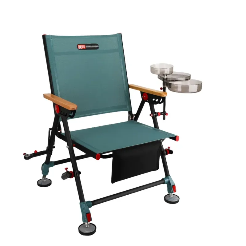 Portable Aluminum Folding Chair Lightweight Outdoor Camping Hiking Fishing Beach Seat Durable Multi Function Travel Furniture