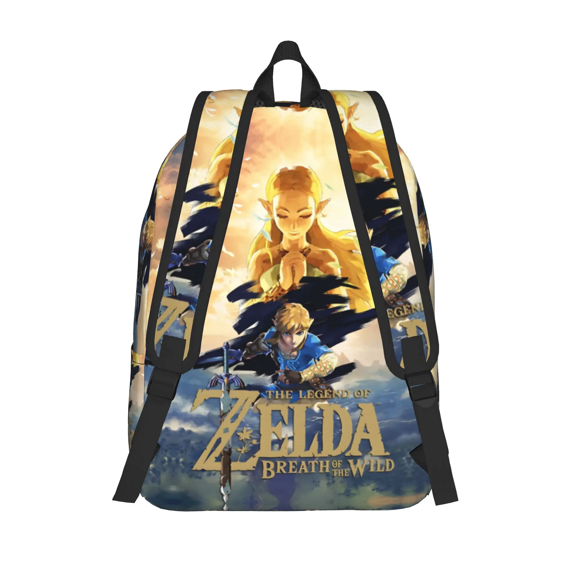 Fashion Z Zelda RPG Game Backpack  Mochilas Snack Storage For School Sturdy Shoulder Rucksack