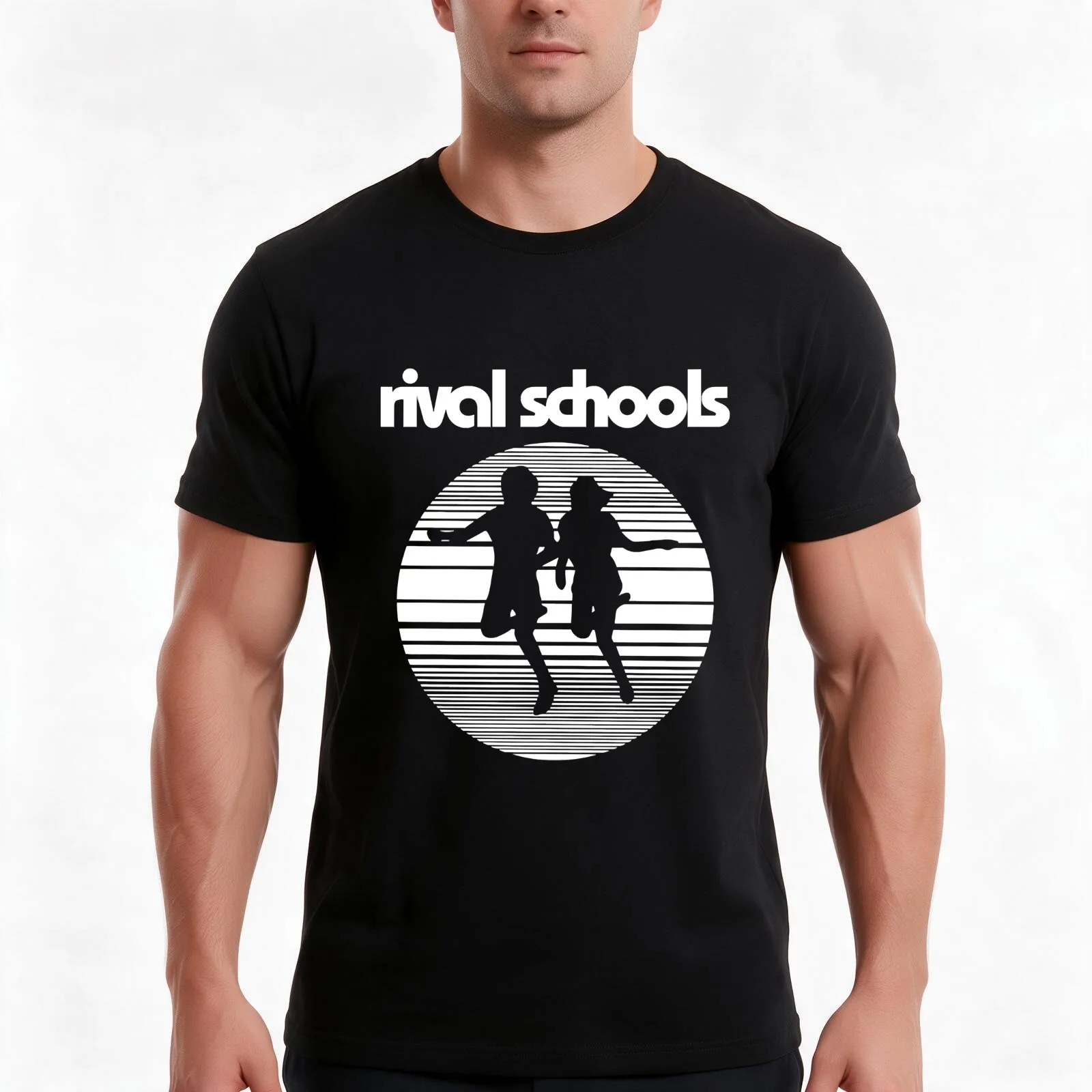 Rival-Schools-band-United-by-Fate T-Shirt, Novelty Saying Tshirt, Soft Cotton Crew Neck Everyday Top