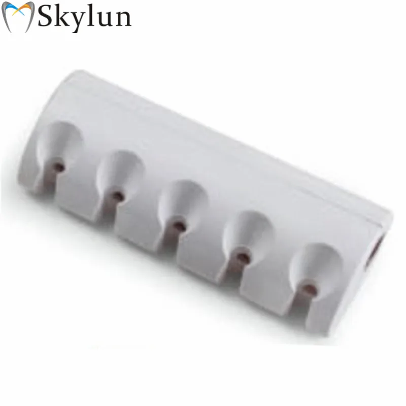 SKYLUN 5PCS Dental 5 Set holder 5 Seat Handpiece Holder 3 way Syringe hanging box Scaler holder Chair Triple Rack box SL1307