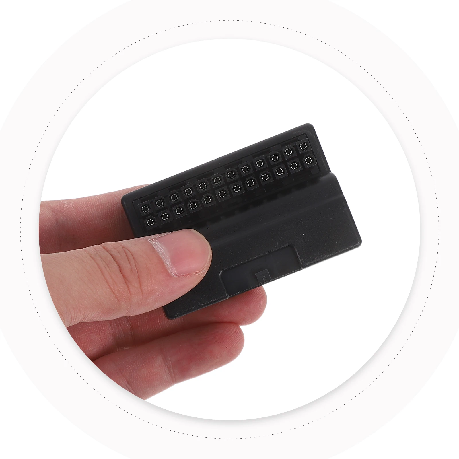 

Atx 24Pin Angled Power Adapter 90 Degree Right Angle Connector for Motherboard Efficient Power Transfer Reliable Pc Assembly