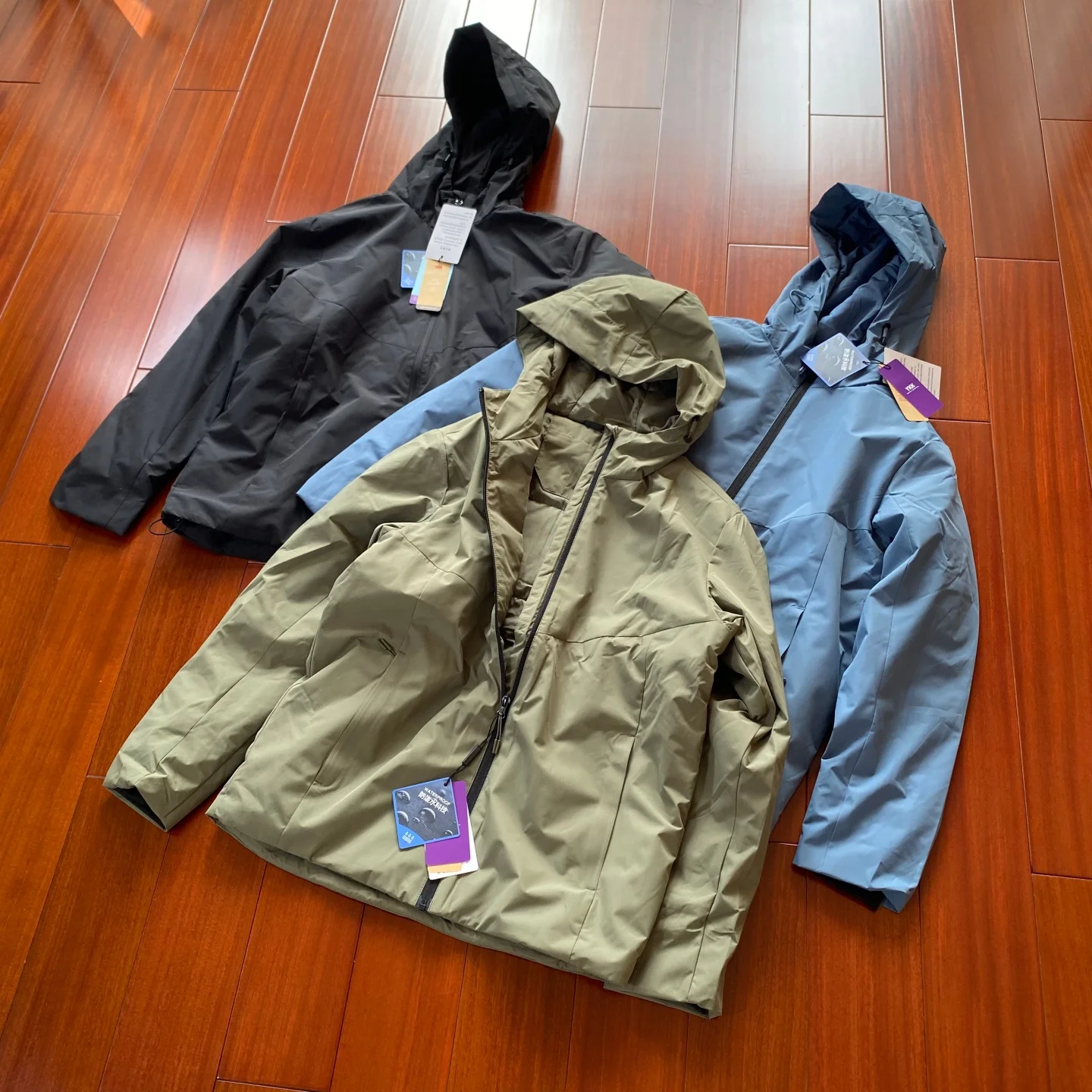 

Легкое теплое хлопковое пальто Fce для улицы, мужское осенне-зимнее тяжелое водонепроницаемое хлопковое пальто с капюшоном Faion Urban Sle