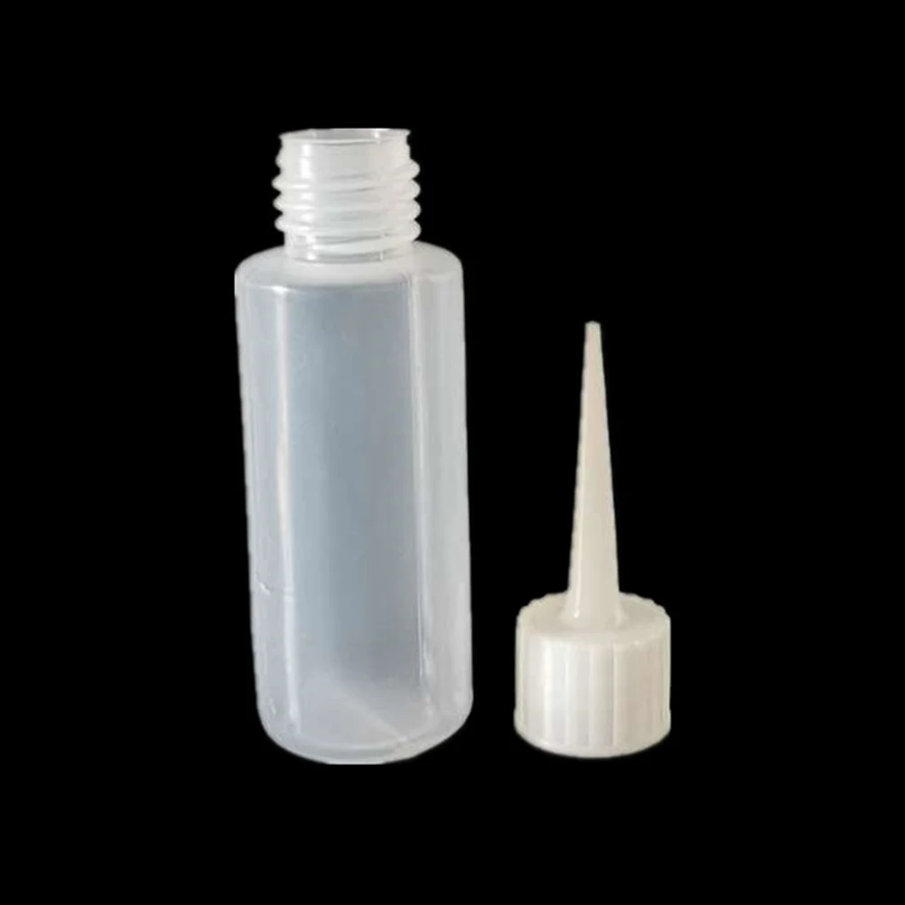 

8pcs 50ml Pointed Mouth Plastic Squeeze Bottles Refillable Empty Dispensing Beauty Seam Multipurpose Lightweight Reusable