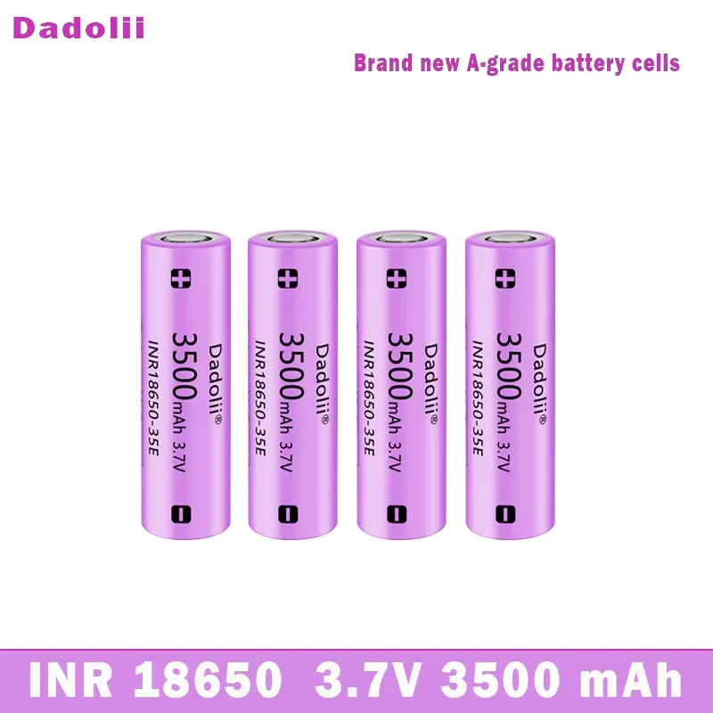 

1-40pcs high-quality 3.7 v 3500mAh 18650 lithium rechargeable batteries, suitable for flashlight batteries with 3500mAh capacity