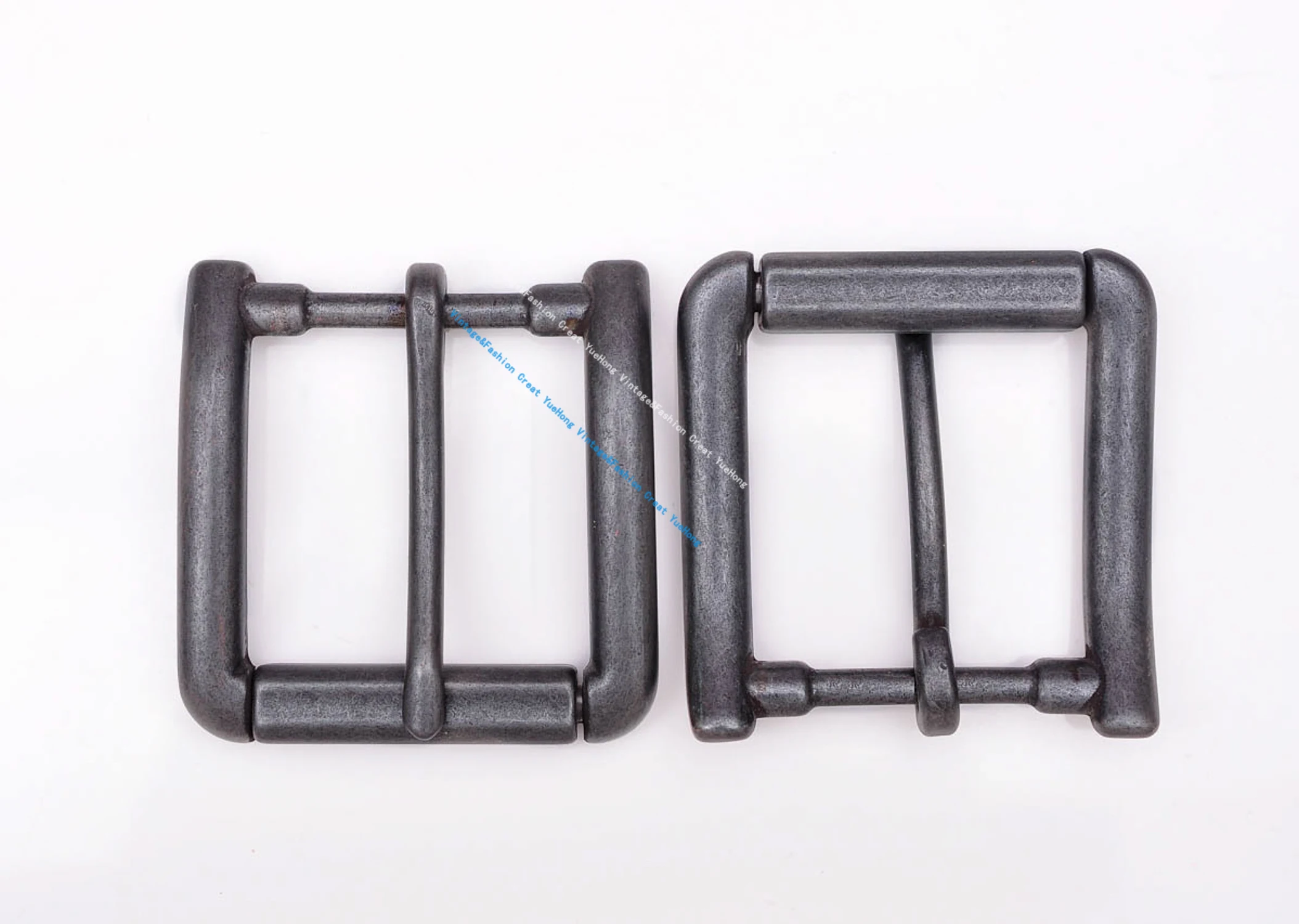 59*59MM (INNER 40 MM) Antiqued Black Quality Solid Single Prong Roller Belt Buckle Fit Belt Strap