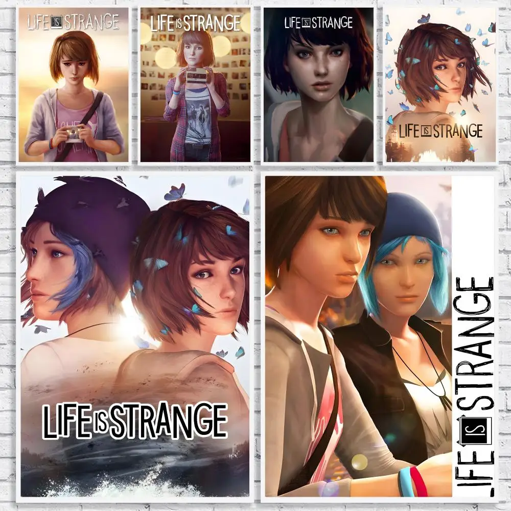 Poster High-Quality Canvas Wall Mural Crease-Free For Living Room Bedroom Interiors Popular Video Game L-Life Is Strange