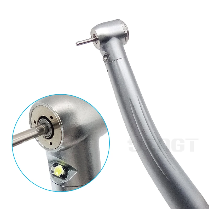 Dental Handpiece Press Type High-Speed Turbine 4 Hole/2Hole Drill with Light 3 Water Spray Dental Equipment Surgical Handpiece