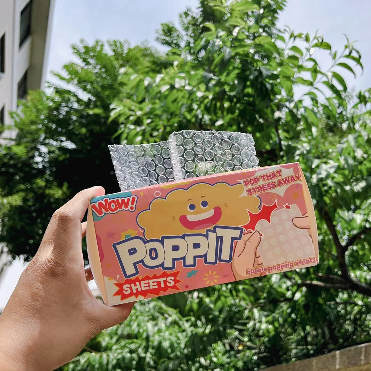 Papier à bulles de décompression, jouet de décompression, Film à bulles, outil de décompression et de libération amusant