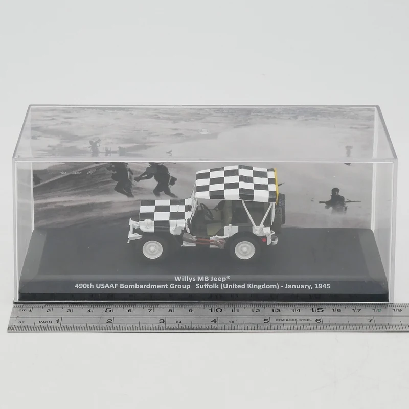 IXO 1:43 مقياس جيب ويليز MB 1945 الحرب العالمية الثانية نموذج سيارة مصنوع من خليط معدني أمريكي