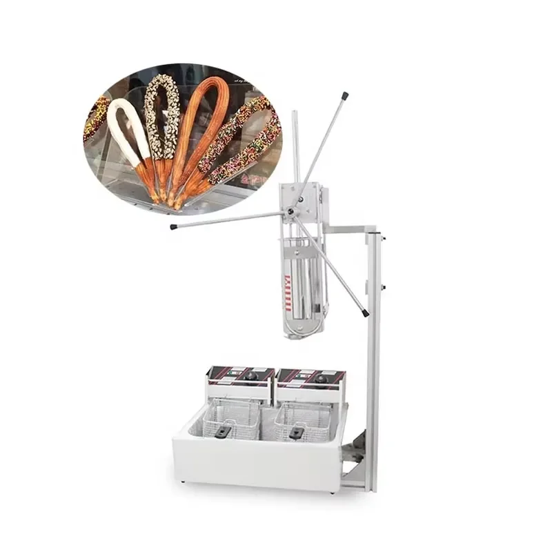 for Churros hine ed Commercial Deep Fryer Automatic Dough Maker Kitchen Equipment for Restaurant Street Food