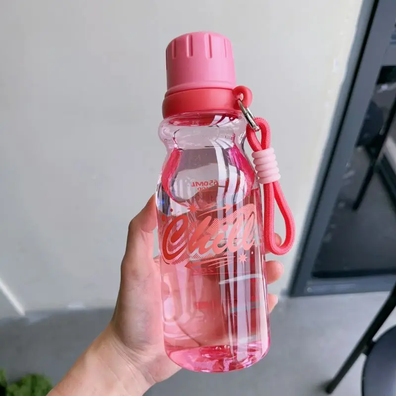 550ml-650ml Sports Water Cup,Large Capacity,Simple Portable,Summer Male Female Students Fall-resistant Food-grade Plastic Cups