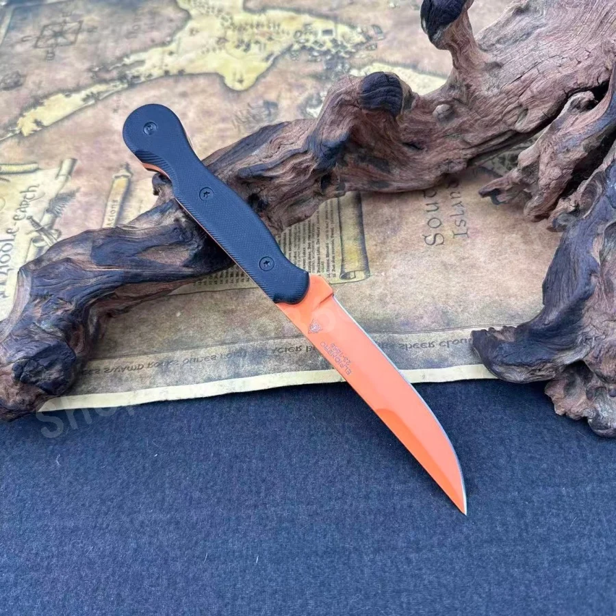 

8.03-inch Fixed Blade 7Cr13Mov Blade G10 Handle Durable and Versatile for Both Hands Perfect for Outdoor Camping Hiking Knife
