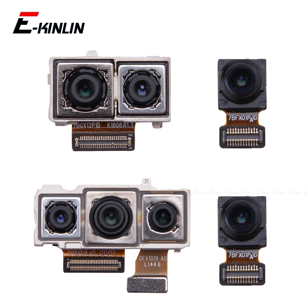 Front Facing Selfie & Back Rear Main Camera Small Big Module Ribbon Flex Cable For HuaWei P30 P20 Pro Lite Repair Parts