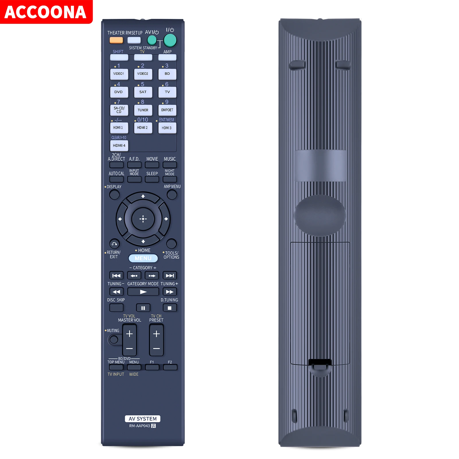 

Remote control RM-AAP043 for Sony STR-DH800 AV System Receiver