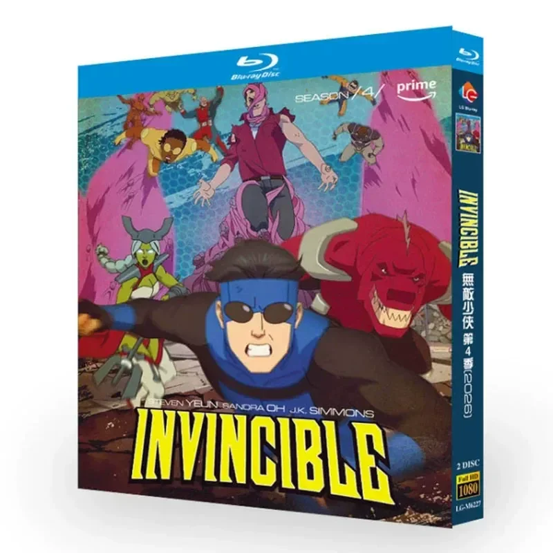 BD Blu-ray High Definition Anime Invincible Young Man Season 4 Invincible Boy Invincible 2 Disc Box