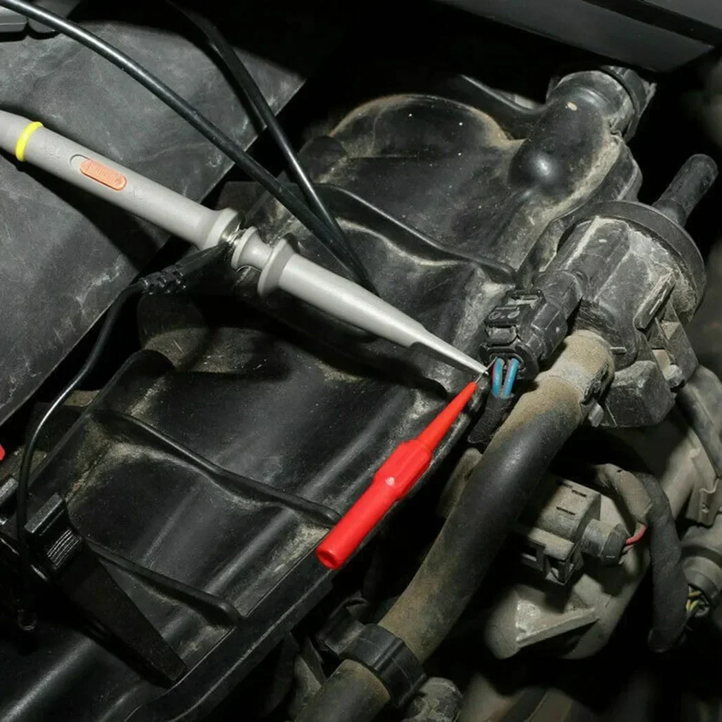 Dispositivo de medición de sonda de prueba de Pin de pluma de multímetro de 30V 1A, abrazadera de cobre, sondas de prueba de plomo, enchufe, accesorios de multímetros, 10 piezas