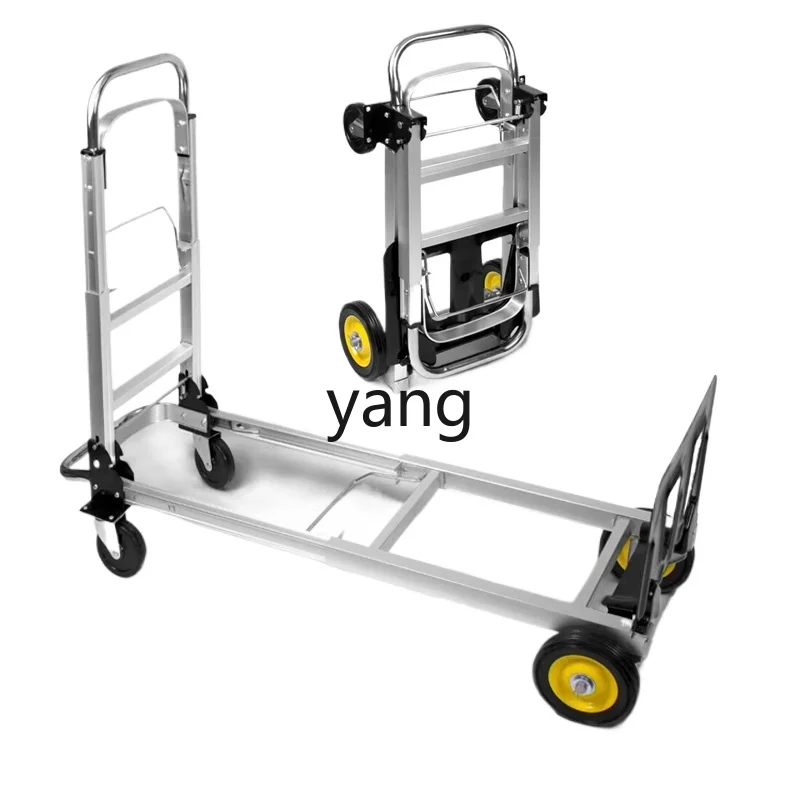 

LMM Handling Cart Foldable and Portable Platform Trolley Hand Pull Trailer Truck Household